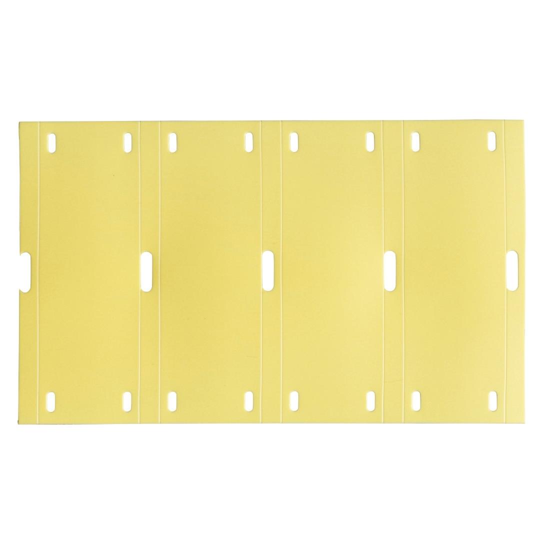 Brady B33-75x25-7643-YL, Heatex Schilder, Gelb, matt, 75.00 x 25.00 mm, für BBP33, i3300, i5300 (2 (B33-75X25-7643-YL)