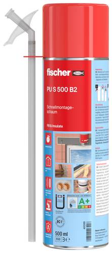 Fischer Schnellmontageschaum PU S 500 B2 040300 500ml