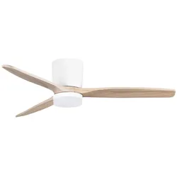 Nova Luce 9952376 ALOA Ventilator Weiß/Braun