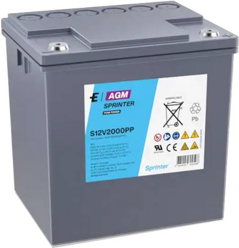 Exide S12V2000PP Bleiakku Blei-Vlies (AGM) 56.4Ah 12V 1St.