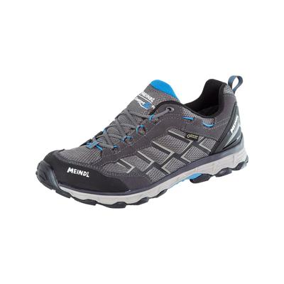 Wanderschuh MEINDL "Activo GTX", Herren, Gr. 9.5, grau (anthrazit, ozean), Obermaterial: 100% Textilmaterial TEXMAT., Schuhe Wanderschuh