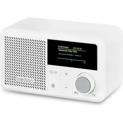 Medion LIFE S66822 Tragbares DAB+ Radio (DAB+, FM, Bluetooth), Radio, Weiss