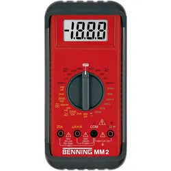 Benning, Multimeter, Hand-Multimeter digital MM 2 K (CAT III 600V, Hand-Multimeter)