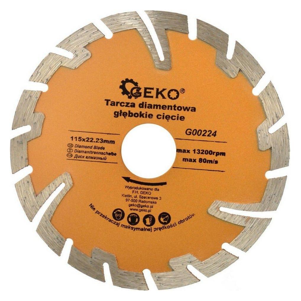 GEKO Diamant-Segment-Trennscheibe, 115x8x22,2mm (G00224)