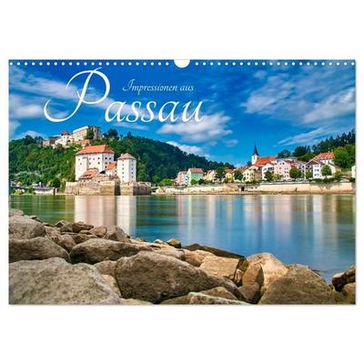 Impressionen aus Passau (Wandkalender 2027 DIN A3 quer), CALVENDO Monatskalender