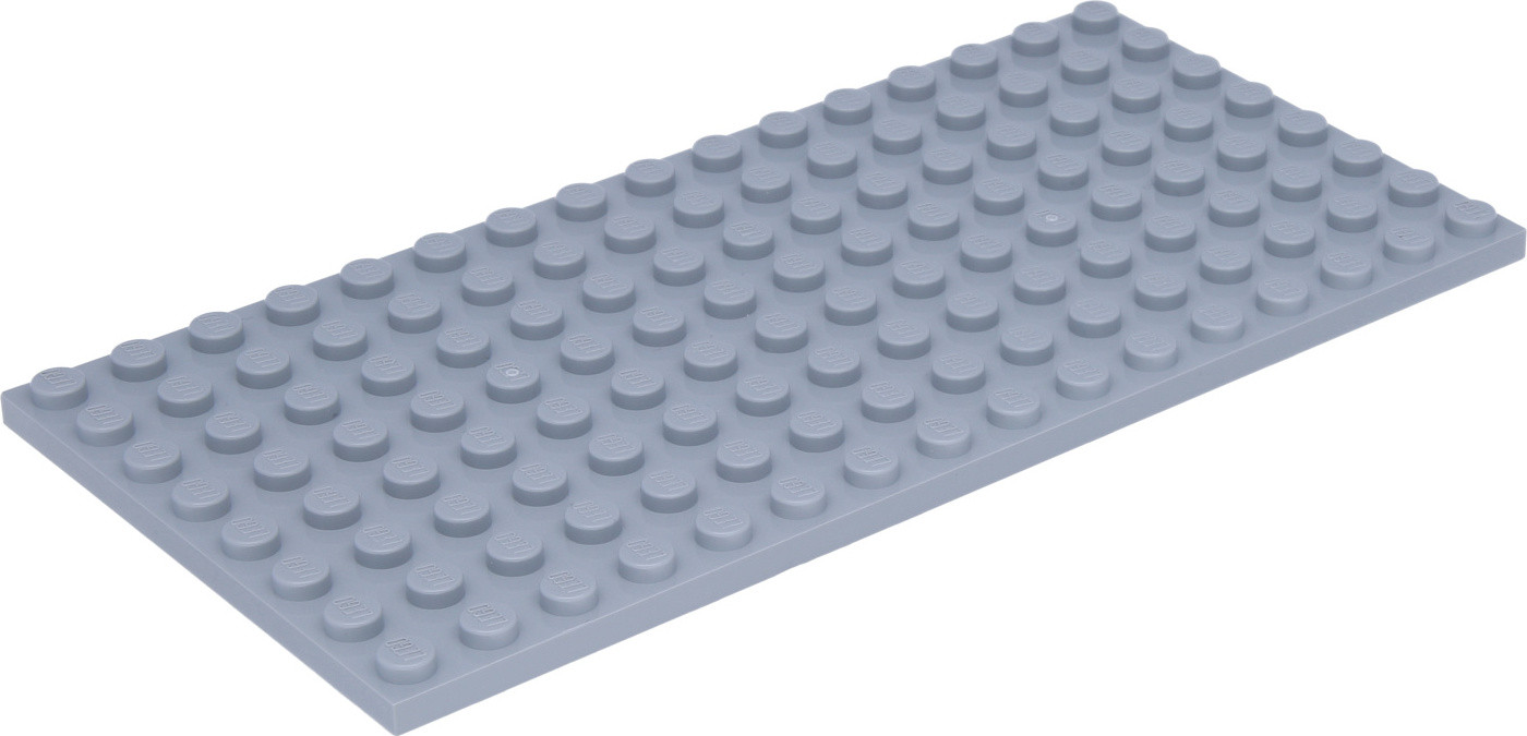 LEGO bouwplaten 8x16, lichtgrijs - 92438, 10 stuks