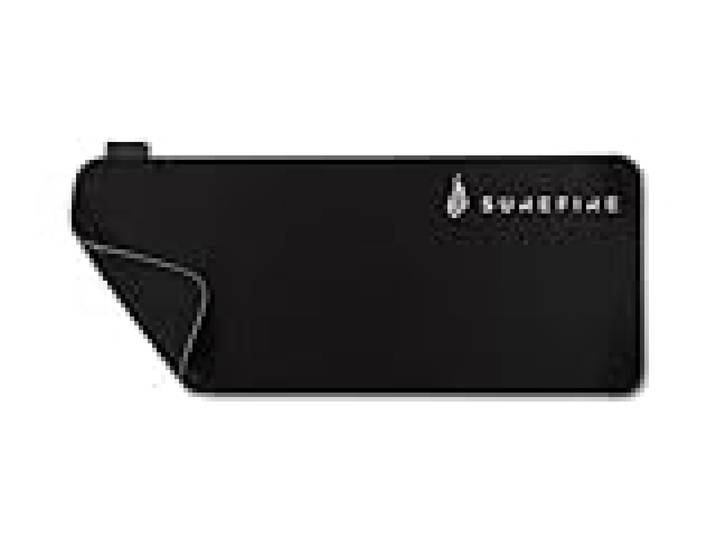 Surefire Silent Flight RGB-680 Tapis de Souris Gaming I 680mm x 280mm x 3mm I Large I Tapis LED I Imperméable & antidérapant I Surface en Tissu microtexturé I Accessoires Gaming I Powered by Verbatim