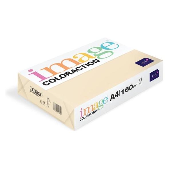 Image Kopipapir Coloraction A4 160g Dune Pale Cream 250ark/pkt - (250 ark pr. pakke) (A4, 250 Blätter, 160 g/m²) (1619494)