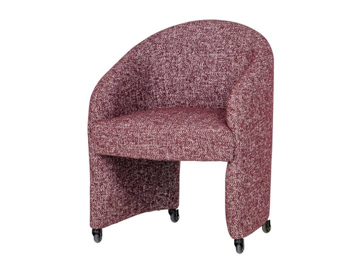 Livetastic Armlehnstuhl Cordo, Bordeaux, 64x83x64 cm, Esszimmer, Stühle, Esszimmerstühle, Armlehnenstühle