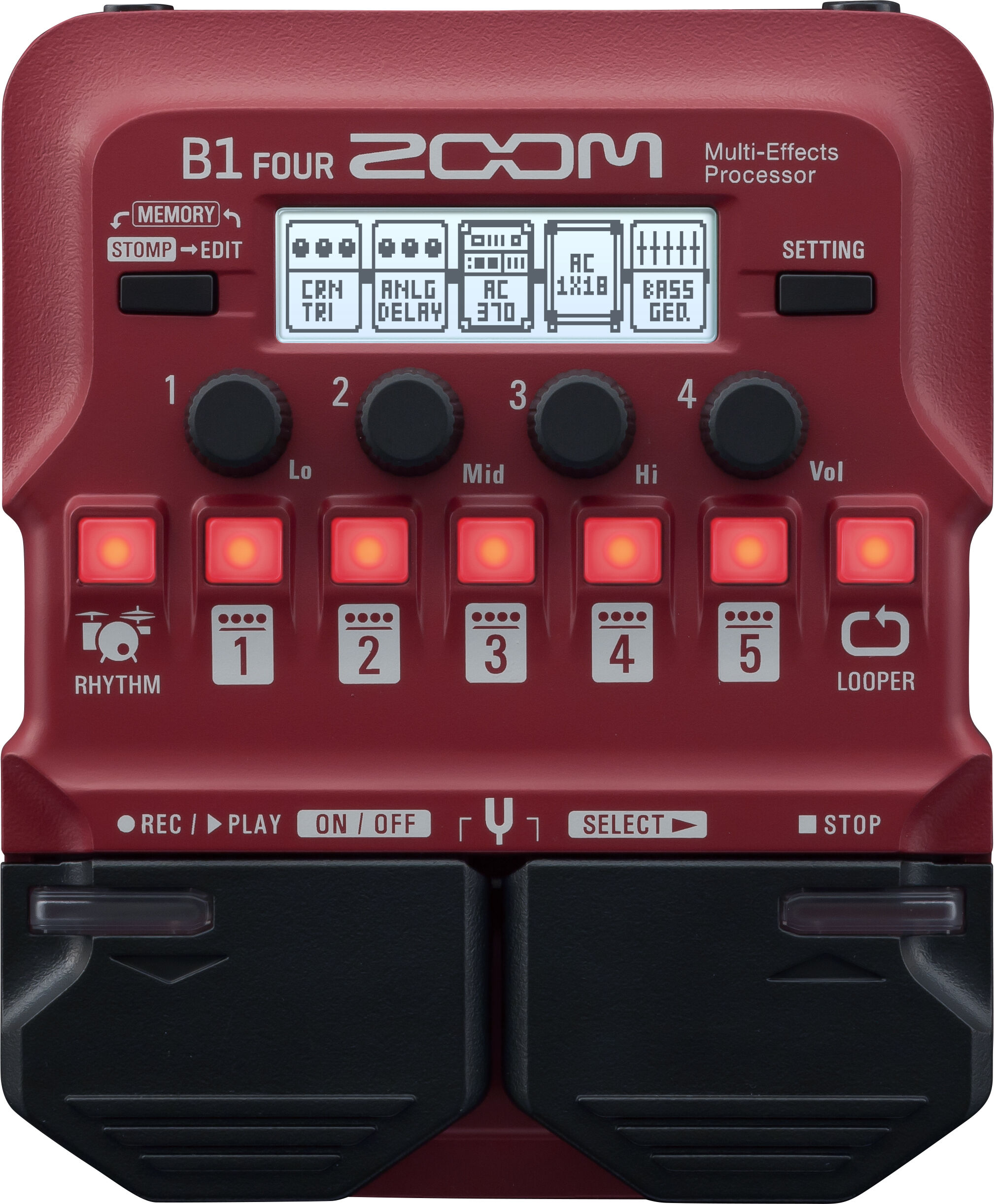 Zoom B1Four Bass Multi Effect