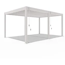 PergoLine Superior Pergola 3,6 m x 5,3 m sand
