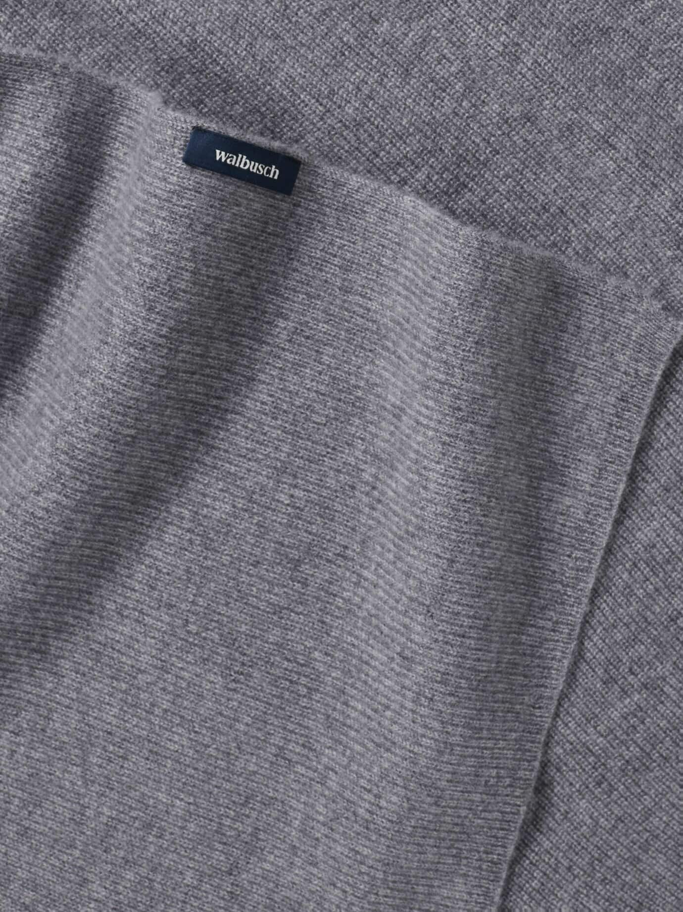 Walbusch Cashmere Schal, , Farbe Grau, 01, reines Cashmere leicht und wärmend Herren