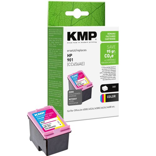 KMP H48 Tintenpatrone color kompatibel mit HP CC656AE