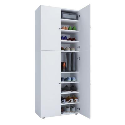 XXL Holz Großer Schuhschrank Schuhkommode Lona 9