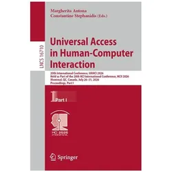 Universal Access in Human-Computer Interaction, Fachbücher von Constantine Stephanidis, Margherita Antona