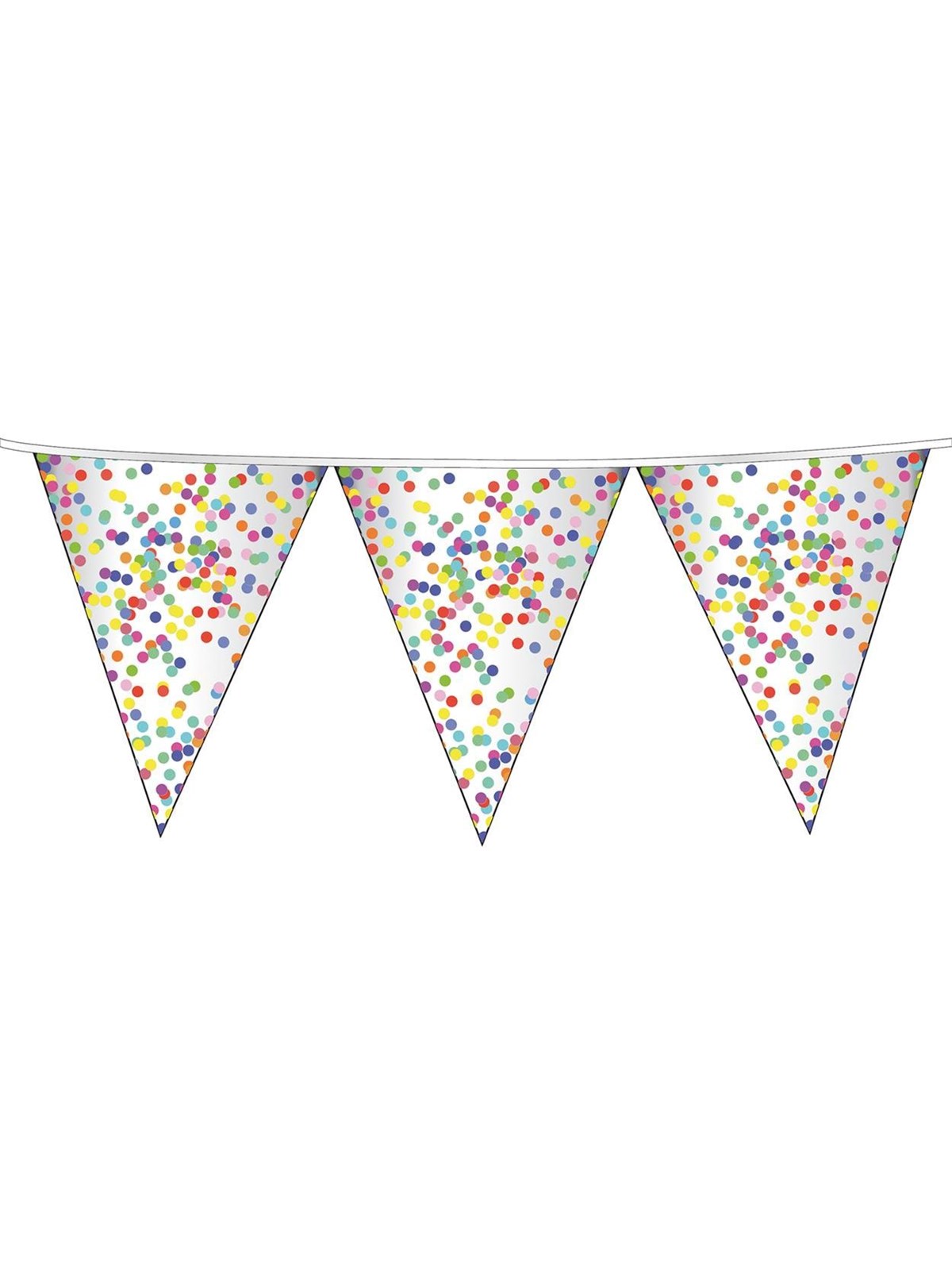 Haza Witbaard Confetti bunting 6mtr.