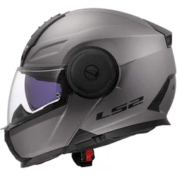 LS2 FF902 Scope II Solid Klapphelm matt-titanium - 2XL (63/64)