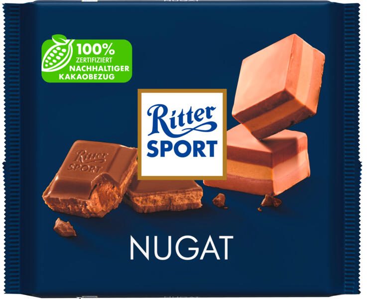 Ritter SPORT Nugat Schokolade 250,0 g 5219245008