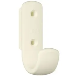 Hewi 477 Garderobenhaken 477.90B06199 72x22x47mm, mit Distanzstück 62mm, matt, reinweiß