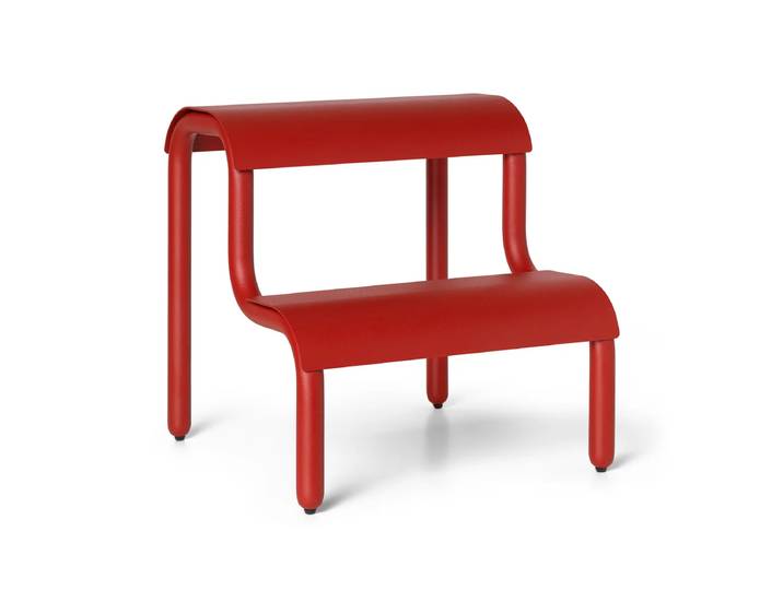 Ferm Living - Up Step Multifunktionaler Hocker, poppy red