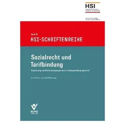 Sozialrecht und Tarifbindung, Fachbücher von Judith Brockmann, Felix Welti