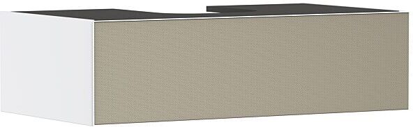 Hansgrohe Xevolos E Waschtischunterschrank 54313390 980x550x275mm, 1 Schublade, mattweiß, bronze Struktur