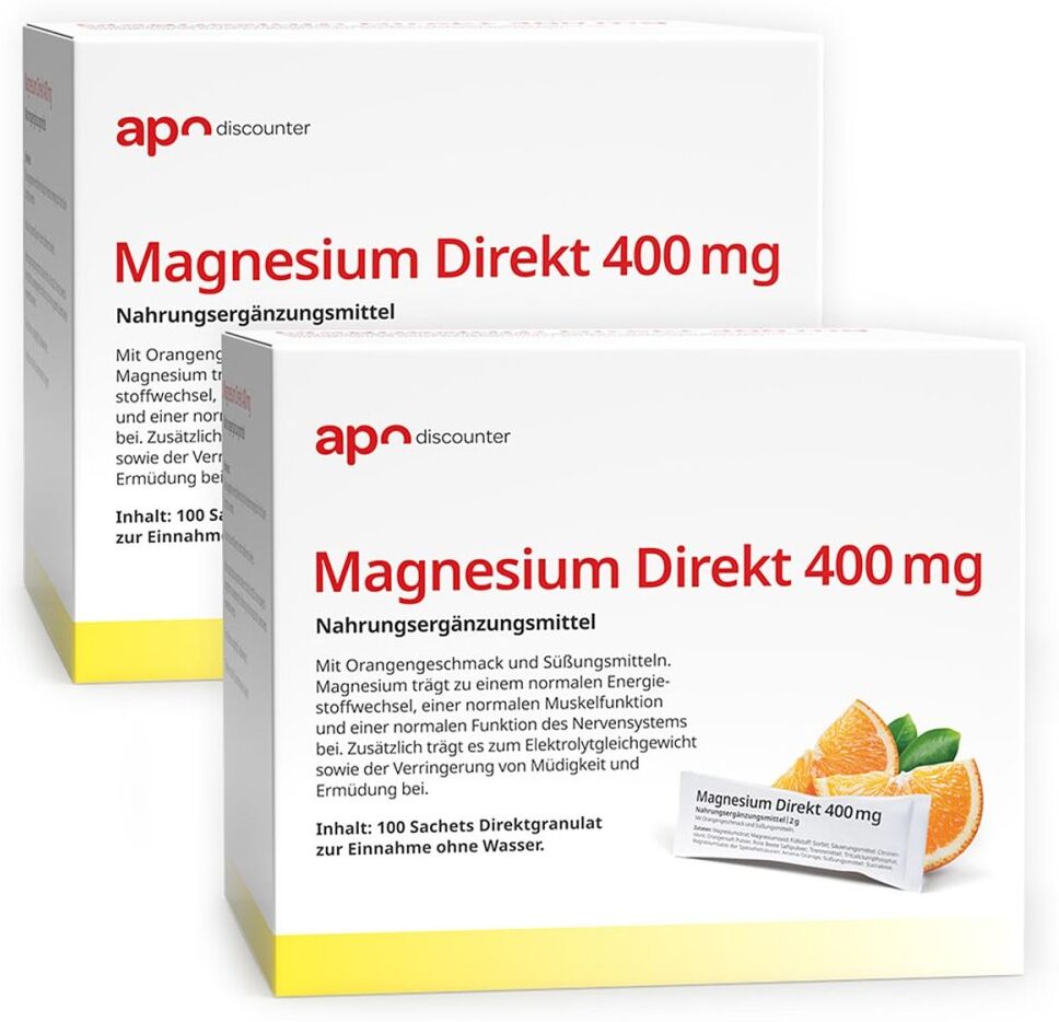 Magnesium Direkt 400 mg von apodiscounter