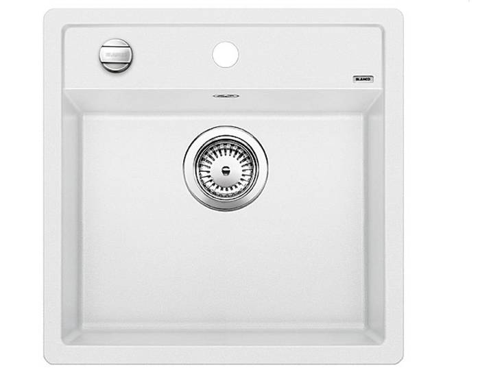 BLANCO DALAGO 5-F umývadlo pod omietku / SILGRANIT / Biele / Excentrické