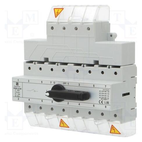 Spamel Stromquellenschalter 125A 4-polig PZK-4125/W02 (PRZK-4125W02)