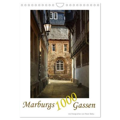 Marburgs 1000 Gassen (Wandkalender 2027 DIN A4 hoch), CALVENDO Monatskalender
