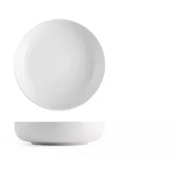 H&H 6 x Suppenteller Pearl 19 cm - Porzellan