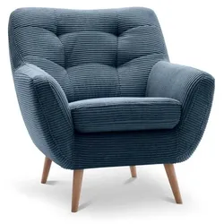 Exxpo by Gala Sessel Scandi Cord Blau Navy