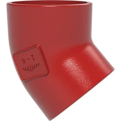 SML-Bogen DN 100, 45 Grad