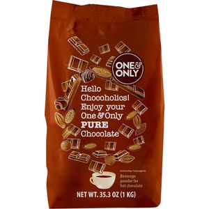 One&Only Kakao Pure Chocolate Trinkschokolade, Pulver, 32% Kakaogehalt, 1 kg