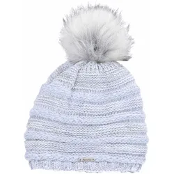 Antonio Strick Mütze Beanie mit Bommel - blau