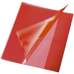 Heftschoner - extra starke PP-Folie, rot, 404 x 250 mm