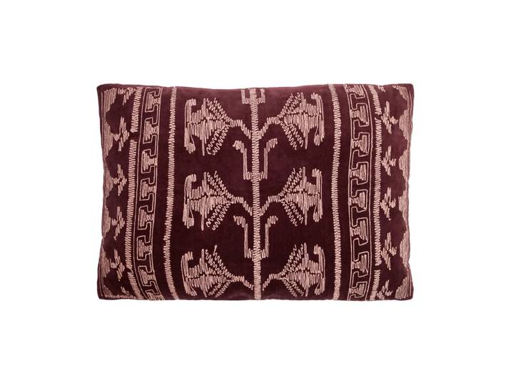 House Doctor Coussin décoratif Harlov Chocolat noir, 40x60 cm