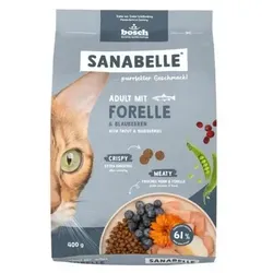 Sanabelle 1 x 400g Adult Forelle Katzentrockenfutter