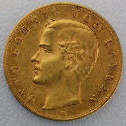 Goldmünze 10 Mark "Otto" (Bayern)