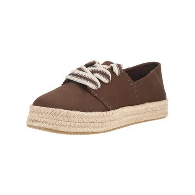 Espadrille TOMS "TOMS Halbschuhe Textil", Damen, Gr. 40, braun (dunkelbraun), Textil, Schuhe Espadrille