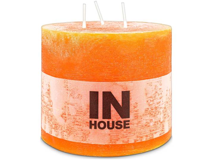 Inhouse Zylinderkerze 120x100 Orange