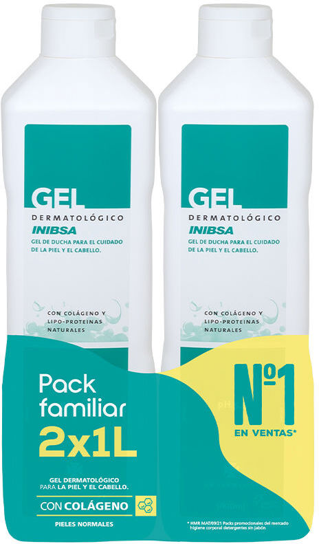 Inibsa Gel Dermatologique Lot 2 x 1000 ml