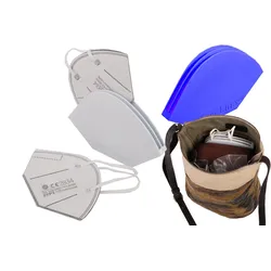 Axis Line FFP2 Aufbewahrungsbox - Case - die Aufbewahrung für Ihre FFP2 Maske, Axis Line in einfach