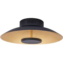 Näve LED Deckenleuchte "FIRENZE" Ø: 30cm schwarz/gold