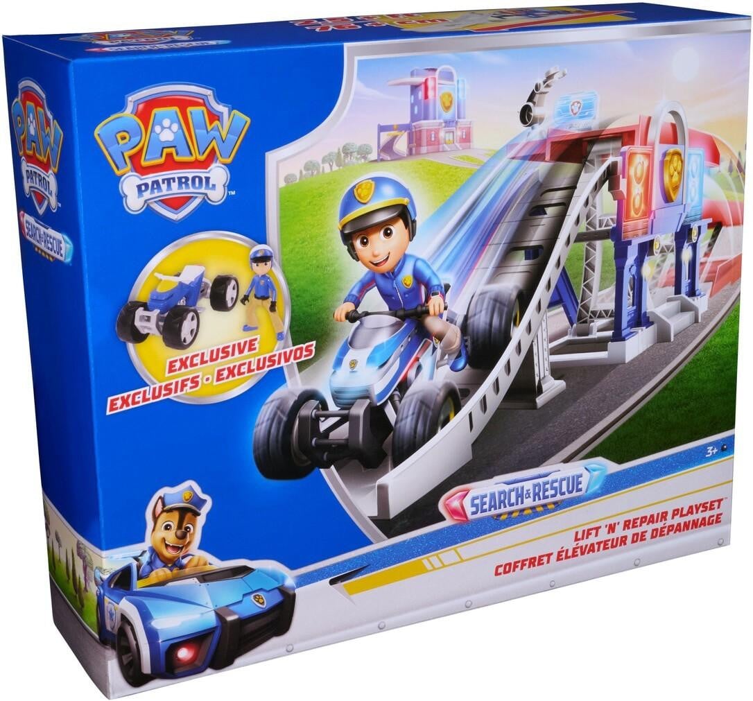 PAW Patrol Search & Rescue Lift 'N' Repair Speelset van 76 cm met Ryder-figuur en voertuig