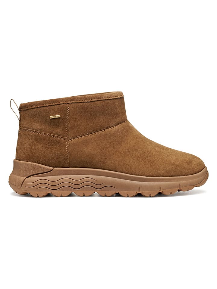 Geox Leder-Boots "Spherica 4x4 B ABX" in Camel - 37