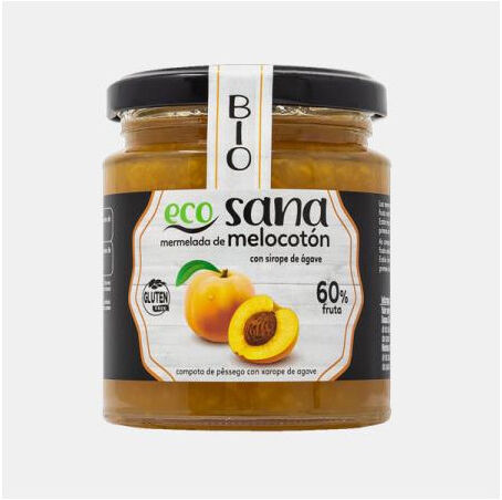 ECOSANA COMPOTA EXTRA PESSEGO SEM ACUCAR BIO 260