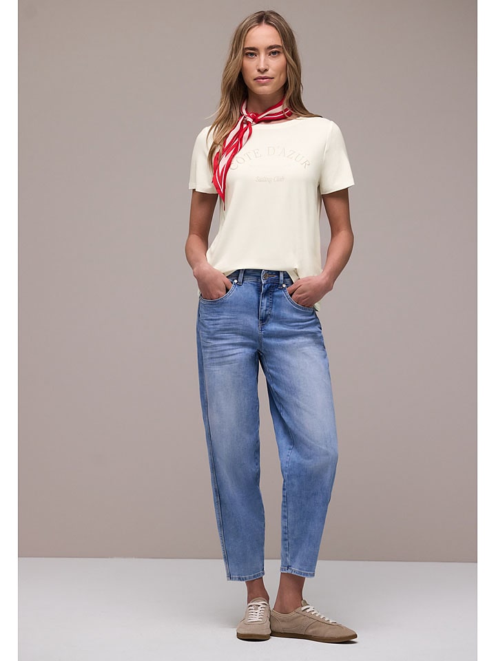 Street One Shirt in Creme - 42