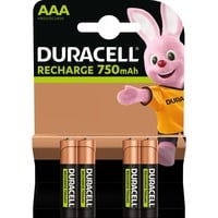 Akku NiMH 1,2V / 750mAh, Typ AAA (Micro) 4 Stück, HR03 / DC2400