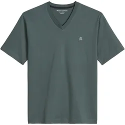 Marc O'Polo Herren T-Shirt, V-Neck - T-SHIRT SHORT SLEEVE, Regular Fit, Baumwolle Grau / M